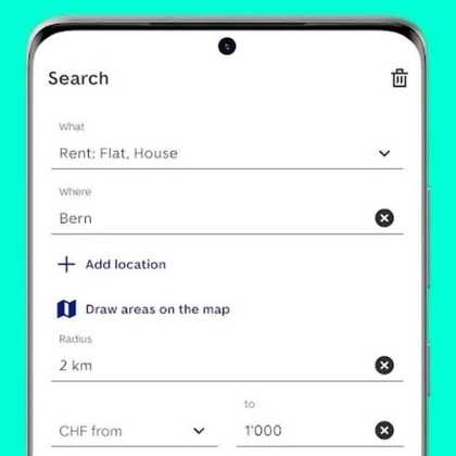 ImmoScout24 - aplikace pro nájemní bydlení v Německu